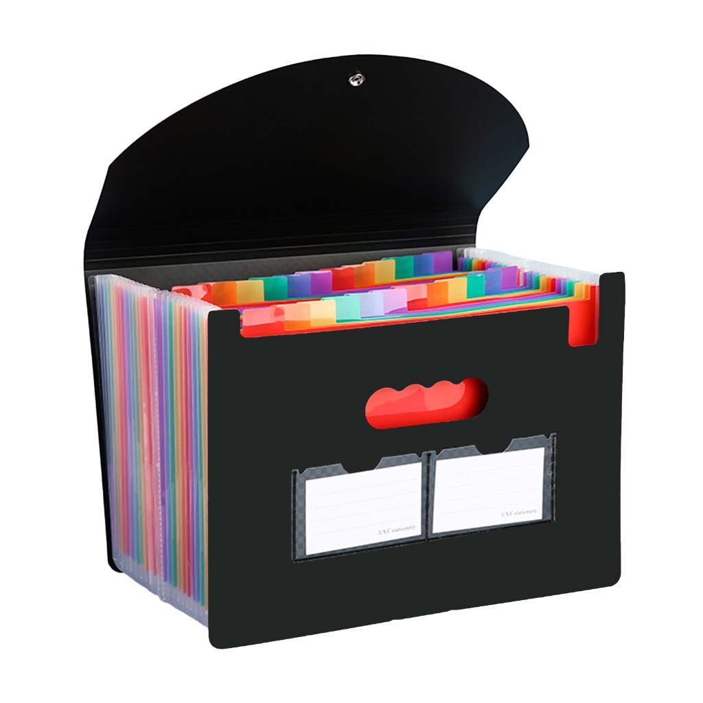 Expanding A4 Accordion Folder 24layer Waterproof Document Folders