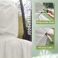 thumbnail image 3 of LEEYNEER Poncho Imperméable à Capuche pour Adultes Femmes avec Poches, 3 of 6