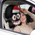 thumbnail image 6 of 2 Pack, Headrest Covers for Cars, Scary Headrest Covers for Cars, Funny Novelty Expression Printed Car Headrest Protective Covers, Universal Stretch Elastic Fabric Car Seat, 6 of 8