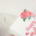 thumbnail image 6 of 8.27" Mother's Day Gift Bags with Tissue Paper, Flower Party Bag for Mother's Day, Reusable Gift Packaging for The Best Mom Theme Party, 6 of 8