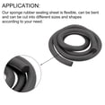 thumbnail image 4 of Unique Bargains Sealing Strip, Solid Round Sponge Rubber Weather Strip 4.92Ft x 0.7''W, 4 of 6