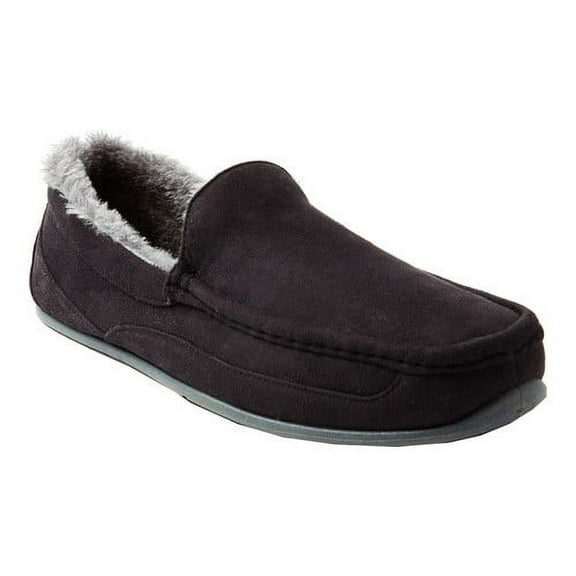 Deer Stags Unisex Spun Microsuede Slipper - Black - 9 Medium