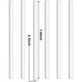 thumbnail image 2 of CHUANK 8 Pieces Diffuser Cotton Wicks Filter Replacement Wicks Portable Humidifier Absorbent Sticks 5.35 X 0.3 Inch Refill Sticks Keeps Clean for Home Office Mini Humidifier, 2 of 7