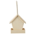 thumbnail image 4 of DPTALR Wild Bird Wooden Feeder Hanging Feeders Viewing Window For Garden Yard Decorati, 4 of 8