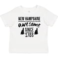 thumbnail image 3 of Inktastic New Hampshire Awesome Since 1788 Boys or Girls Baby T-Shirt, 3 of 5