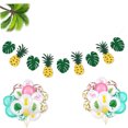 thumbnail image 3 of OULII Hawaii Tropical Bunting Banner Multi Cloth Photography Background 1Pack, 3 of 6