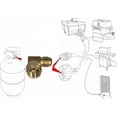 thumbnail image 2 of Strong Brass Connector 5/8" Standard Pipe Fitting Erosion Proof Adapter for Cylinders Appliances, 2 of 7