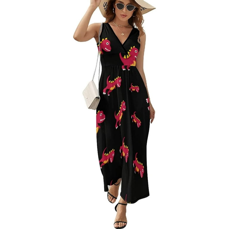 Dinosaur top maxi dress