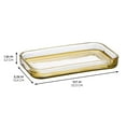 thumbnail image 3 of Glass Vanity Tray for Bathroom or Vanity Storage - Holds Cosmetics, Makeup Brushes, Jewelry, Soap, and Room Sprays, 3 of 3