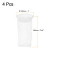 thumbnail image 2 of 190mm Washable IBC Tote Lid Filter Nylon Fine Mesh Strainer White 4 Pack, 2 of 7