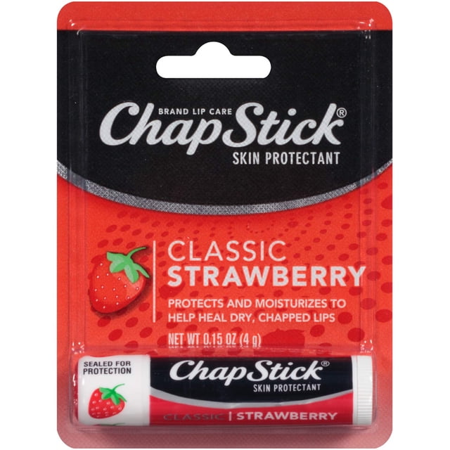Bálsamo labial ChapStick sabor fresa, paquete de 10