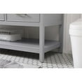 thumbnail image 5 of Elegant Decor Sinclaire 60" Aluminum Alloy & MDF Single Bathroom Vanity in Gray, 5 of 8