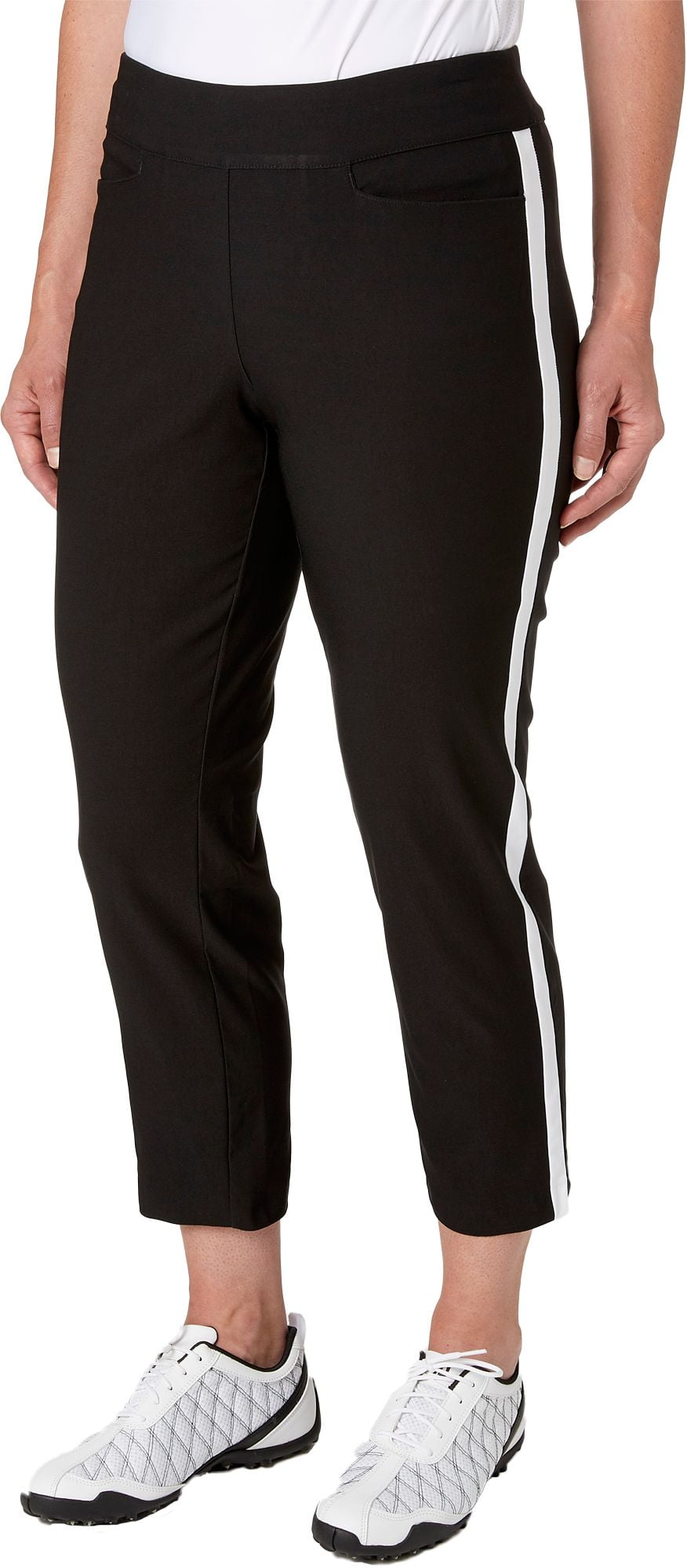 lady hagen women's vintage collection side stripe pull on golf pants - Walmart.com - Walmart.com