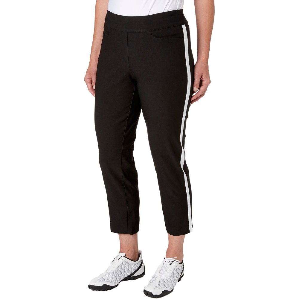 lady hagen women's vintage collection side stripe pull on golf pants