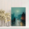 thumbnail image 2 of Vintage Victorian Street Scene Canvas Print，Living Room Bedroom Decor, 2 of 8