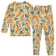 thumbnail image 2 of joogoo Carrots 2 Piece Long Sleeve Tee and Pants Cotton Pajama Set 4T, 2 of 7