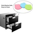 thumbnail image 5 of Tres cubiertas universales de gel de sílice para tanques de alimentos para mascotas. Aptas para lavavajillas. Cubierta para recipientes para perros y gatos., 5 of 5