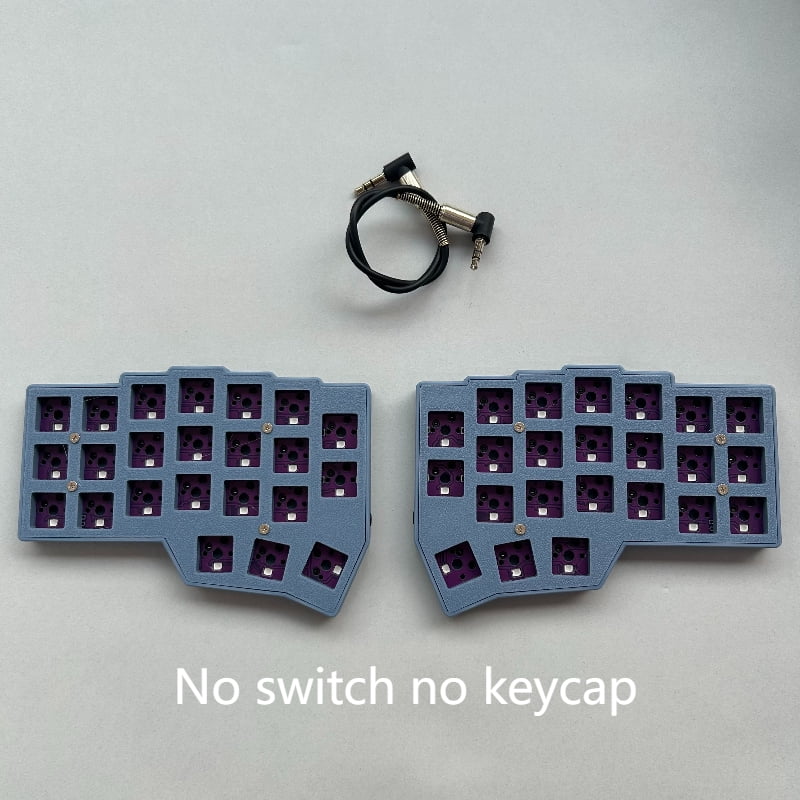 MiFuny CORNE V4 Split Keyboard Kit Collocation Japanese Keycap Wired RGB Hot-swappable Support VIAL Left and Right Hand Split Keyboard