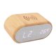 thumbnail image 3 of Reloj despertador de Madera BuyWeek con carga inalámbrica por USB, 3 of 12