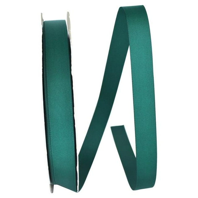 Reliant Ribbon 4900-925-05C 0.875 in. 100 Yards Grosgrain Style Ribbon, Hunter