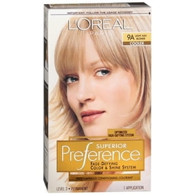 L Oreal Superior Preference 9a Light Ash Blonde Cooler 1 Each
