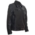 thumbnail image 2 of Mens Black Cowhide Leather Harrington Jacket-Skipton in Black, 2 of 4