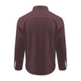thumbnail image 5 of HaiMao Men's Muscle Dress Shirts Clearance Solid Long Sleeve Business Casual Button Down Shirt Slim Fit Stretch Athletic Fit Shirt Brown 12(XL), 5 of 5