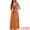 Orange, variant on DARING DIVA Women's Spaghetti Strap Square Neck A Line Flowy Dress M Apricot