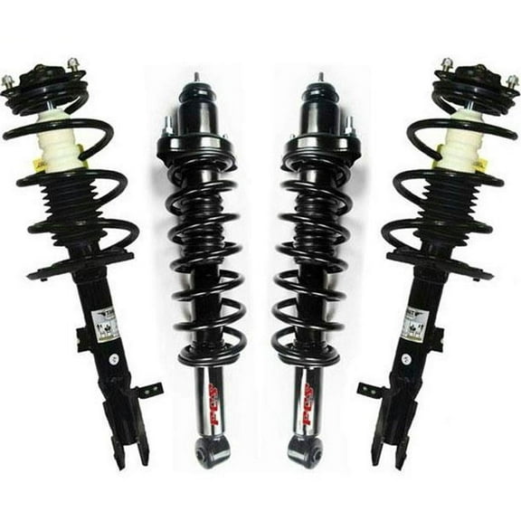 Fits 2007-2015 Jeep Compass Front & Rear Complete Coil Spring Struts Assembly