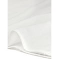 thumbnail image 5 of DARING DIVA Women's Plus Crew Neck Cotton Linen Blouse 1X White, 5 of 6