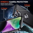 thumbnail image 4 of Magnetic for iPhone 13 case [Compatible with MagSafe][Glass Screen Protector][Military Grade Drop Protection][Non-Slip] Heavy Duty Shockproof for iPhone 13 Phone Case 6.1 inch-Black, 4 of 14