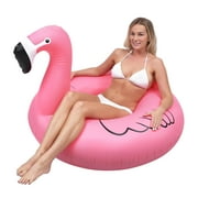 GoFloats Flamingo Pool Float Party Tube, Float in Style (for Adults and Kids)
