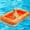 Orange, variant on Dog Float for Summer Pool 60" x 33. 5" Inflatable Dog Pool Float with Rope and Handle Durable and Foldable Pet Raft Lake Floating Raft for Small Medium Large Dogs, Hold up to 220 Lbs