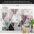 thumbnail image 4 of Tiptophomedecor Abstract Wallpaper Wall Mural - Triangles, 4 of 7