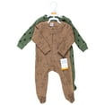 thumbnail image 2 of Hudson Baby Infant Boy Thermal Zipper Sleep and Play 2pk, Bear Tree, 6-9 Months, 2 of 4