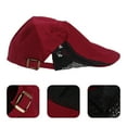 thumbnail image 3 of Phlegsive Kitchen Hat Waiter Cap Chef Costume Accessories for Men Red, 3 of 6