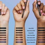 Almay All-Day Eyeliner Pencil, Precision Tip Eye Makeup, Hypoallergenic, Built-In Sharpener, 206 Black/Brown, 0.01 oz