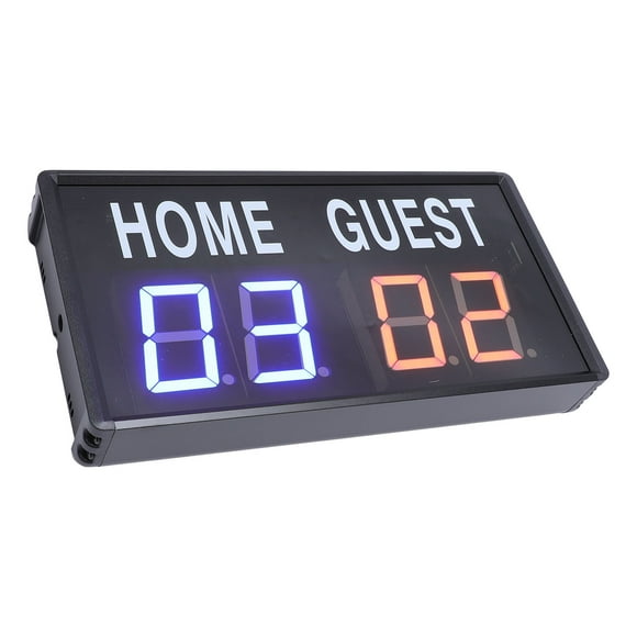 Marcador Electrónico Con Cable Con Cable Con Control Remoto, Marcador Digital Portátil Con Marcador LED Con Manual De Instrucciones Para Voleibol, Tenis, Baloncesto, Fútbol,