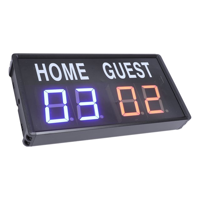 Marcador Electrónico Con Cable Con Cable Con Control Remoto, Marcador Digital Portátil Con Marcador LED Con Manual De Instrucciones Para Voleibol, Tenis, Baloncesto, Fútbol,