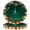 7 Inch Plate, variant on Wangsaura Green Christmas Party Decoration Paper Plates Tissue Paper Tablecloth Disposable Tableware Set