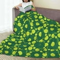 thumbnail image 6 of Salouo Tennis Balls Print Bed Blankets,Flannel Blanket Comfortable Air Conditioning Blanket Lightweight Blanket for Sofa Bed Travel & Couch -60"x50", 6 of 8