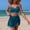 A291 Navy, variant on 3 Piece Swimsuits for Women Built-in Padded Cups Twist Front Bikini Top with High Waisted Bottom and Mesh Sarong Skirt Cover Up Bathing Suits Flattering Beachwear