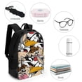 thumbnail image 4 of Looney Tunes Cartoons Backpack Bookbag Casual Daypack Travel Backpacks for Work Hiking Camping, 4 of 8