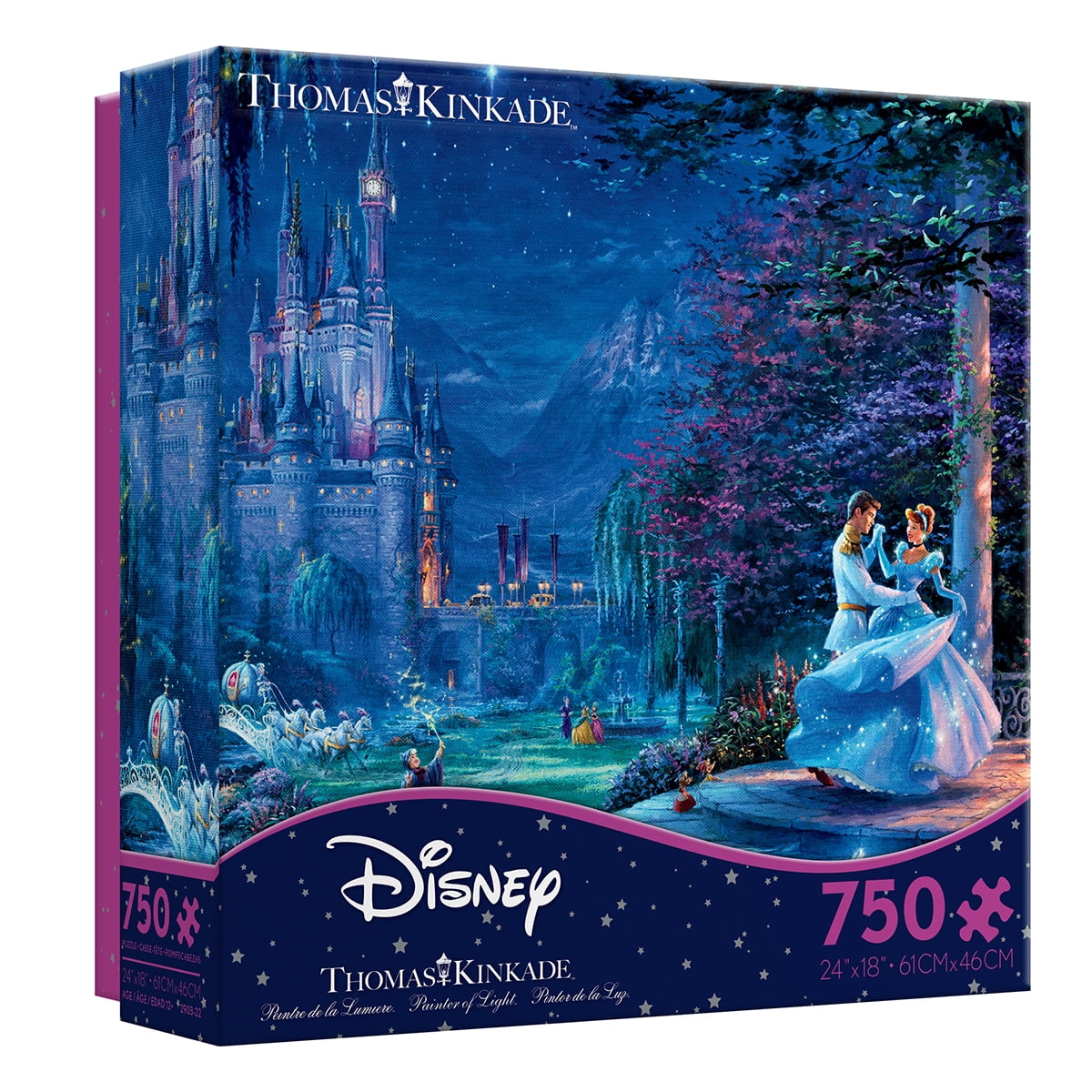 Ceaco - Thomas Kinkade - Disney - Cinderella - 750 Piece Interlocking Jigsaw Puzzle
