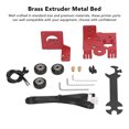 thumbnail image 3 of 3D Printer Extruder Metal Bed, Easy To Install Fine Workmanship Brass ABS Extruded Metal Bed  for Ender3, 3 of 7
