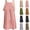#03 Pink, variant on Womens Front Pleated Skirt Wide Leg Palazzo Pants High Waist Smooth Drapey Plus Size Pants Flowy Loose Fit Office Work Casual Pants , #03 Black, 3XL