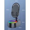 thumbnail image 3 of Support de Cellulaire 5 en 1 avec Haut-Parleur Bluetooth Sans Fil Audio Induction, Blanc, 3 of 9