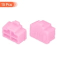 thumbnail image 3 of 15pcs RJ45 Port Duct Covers Caps Plugs Protector for Laptop PC Ethernet RJ45 Female Plug, Pink, 3 of 4