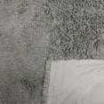 thumbnail image 4 of Charcoal Fluffly Flokati Fur Faux Fur Fabric, DIY Projects by the Yard, 4 of 4