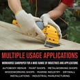 thumbnail image 6 of ProductionShop Premium 800 Grit Triangle Mouse Detail Sander Sandpaper Sheets, Box of 45 - Hook & Loop, Triangular Shaped Mouse Disc Pads - Oscillating Multi-Tools - Woodworking, Sand Furniture Paint, 6 of 6
